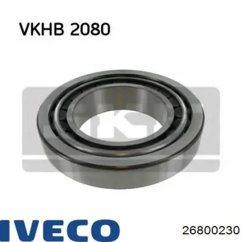 26800230 Iveco cojinete de rueda trasero exterior