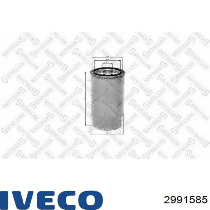 2991585 Iveco filtro combustible