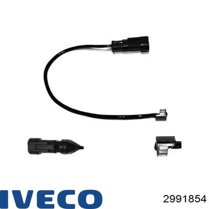 2991854 Iveco contacto de aviso, desgaste de los frenos, trasero