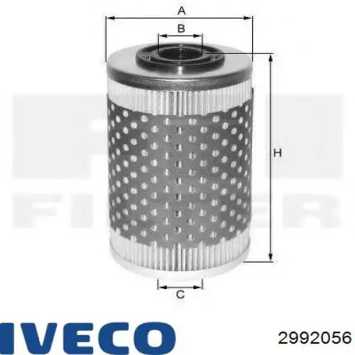 2992056 Iveco filtro hidráulico, dirección