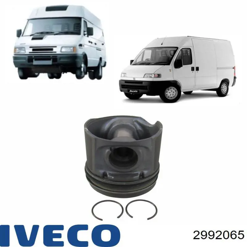 2992065 Iveco pistón completo para 1 cilindro, std