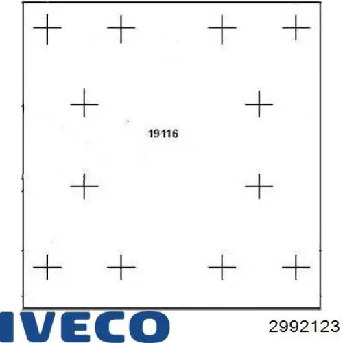 Forro de freno delantero (camión) Iveco 2992123 precio, desde 108,55 EUR