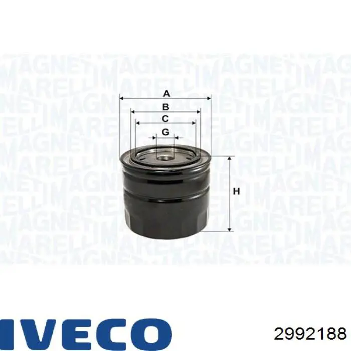 Comprar 2992188 Iveco Filtros de aceite