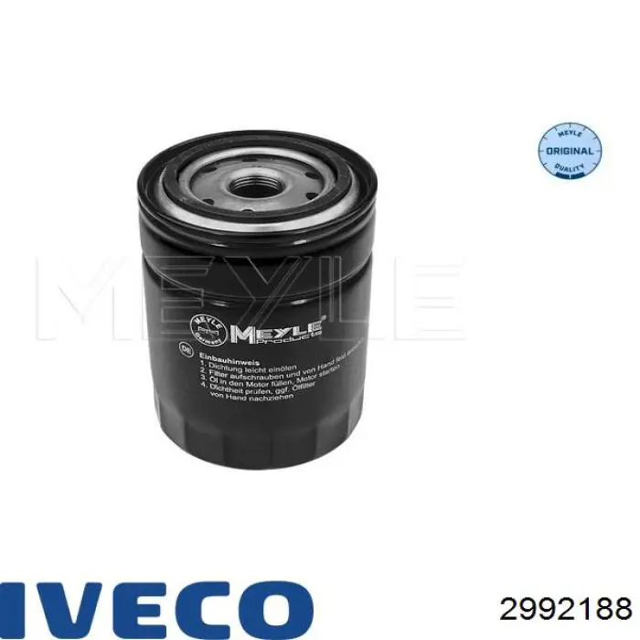 Filtro de aceite Iveco 2992188 precio, desde 8,52 EUR
