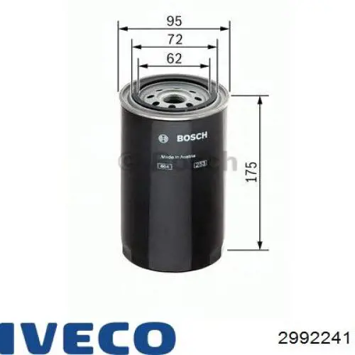 Filtro combustible IVECO 2992241