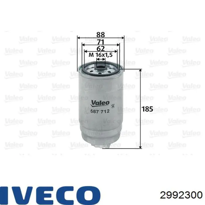 Comprar 2992300 Iveco Filtro diesel