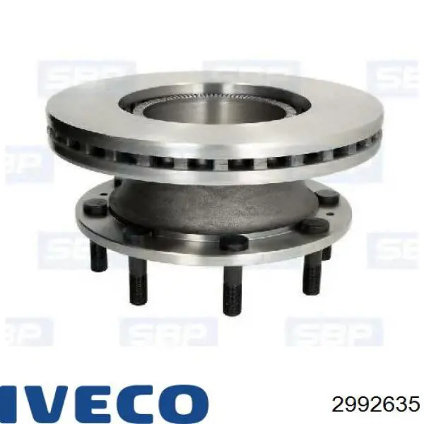 2992635 Iveco disco de freno trasero