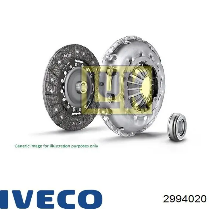 2994020 Iveco kit de embrague (3 partes)