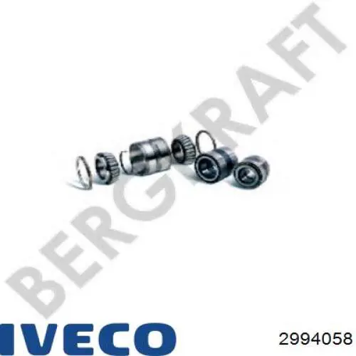 7184080 Iveco cojinete de rueda trasero