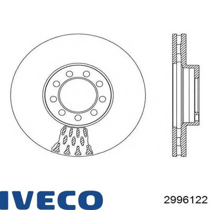 2996122 Iveco Discos