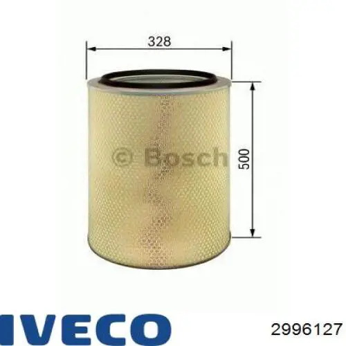 2996127 Iveco Filtro de aire de motor
