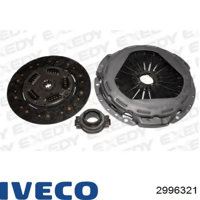 2996321 Iveco kit de embrague (3 partes)