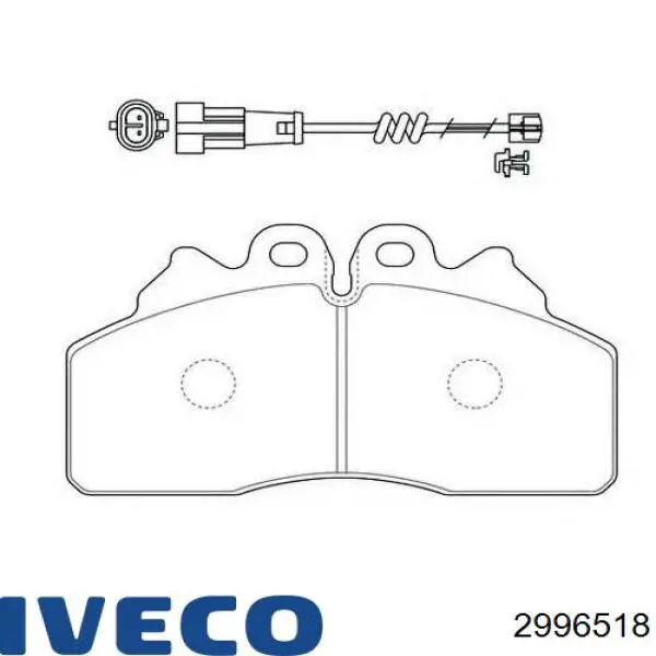 Pastillas traseras de freno Iveco 2996518 precio, desde 81,22 EUR