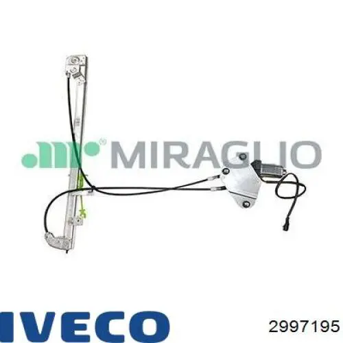 Mecanismo de elevalunas delantero derecha 2997195 Iveco