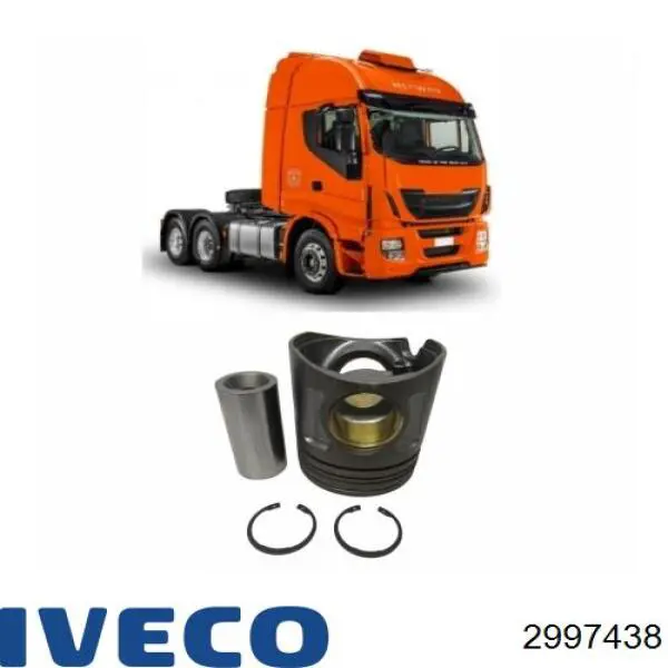 Pistón 2997438 Iveco