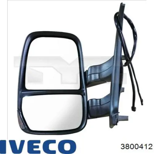 3800412 Iveco espejo retrovisor izquierdo