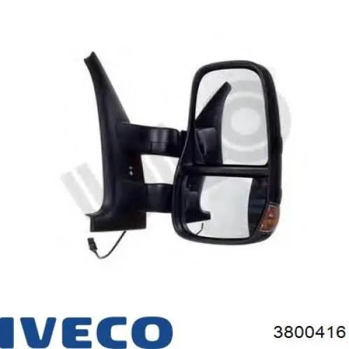 Espejo de retrovisor derecho 3800416 Iveco