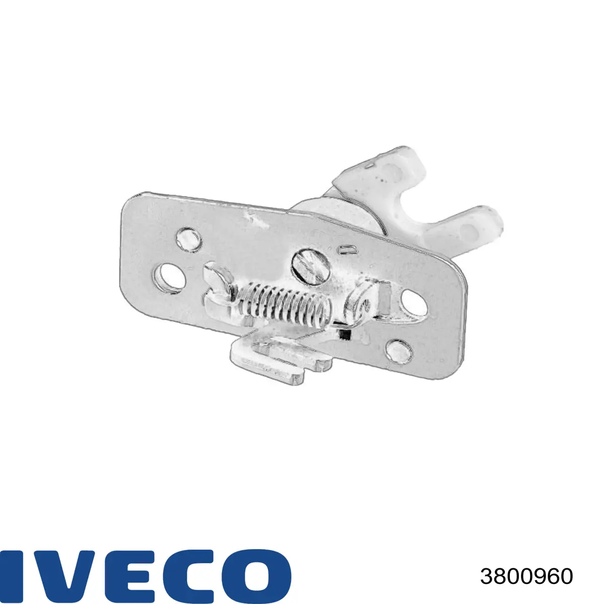 3800960 Iveco Cerradura superior de puerta trasera derecha de doble hoja
