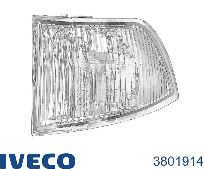 Luz intermitente de espejo retrovisor izquierdo Iveco 3801914 precio, desde 15,14 EUR