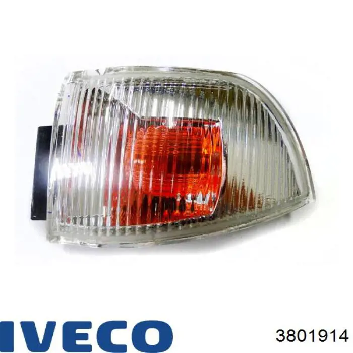Luz intermitente de espejo retrovisor izquierdo 3801914 Iveco