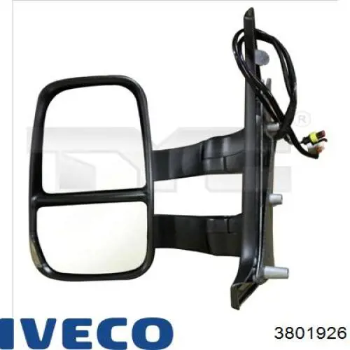 3801926 Iveco Cristal de espejo retrovisor exterior izquierdo
