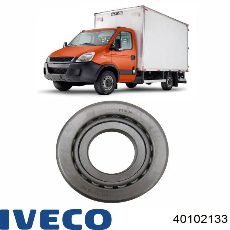 Retén del piñón del diferencial trasero Iveco 40100453