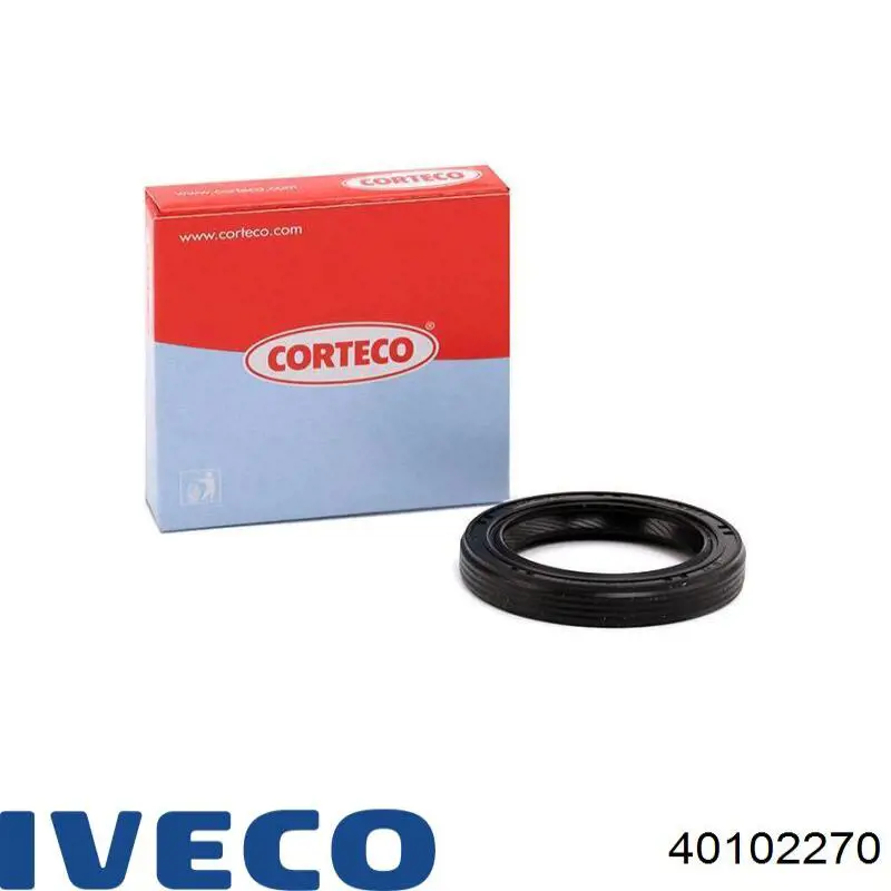 Retén de cubo de rueda delantero 40102270 Iveco