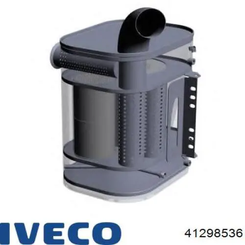 41298536 Iveco Silenciador central y trasero