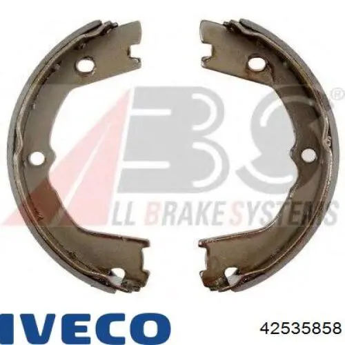 42535858 Iveco Zapatas de freno de tambor traseras