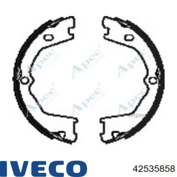 Zapatas de freno de tambor traseras Iveco 42535858 precio, desde 31,91 EUR