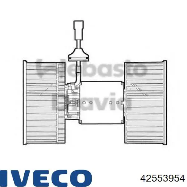 Comprar 42553954 Iveco Motor de calefacción