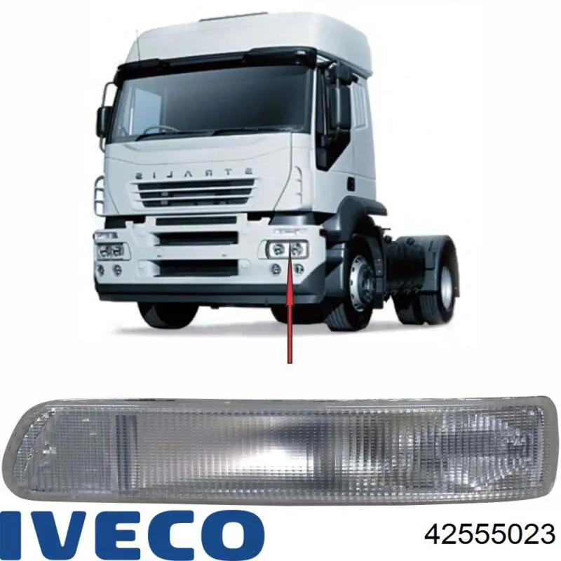 Intermitente izquierdo 41221041 Iveco