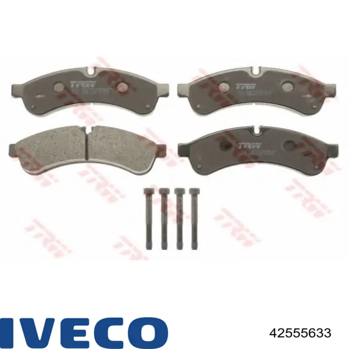 Pastillas de freno traseras 42555633 Iveco