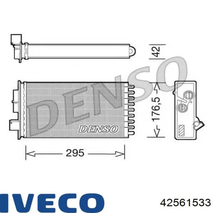 42561533 Iveco Radiador interior