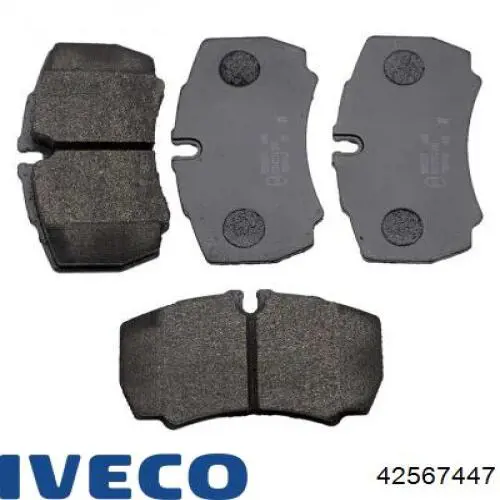 42567447 Iveco pastillas de freno traseras