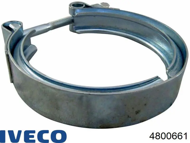 Abrazadera del colector de escape 4800661 Iveco