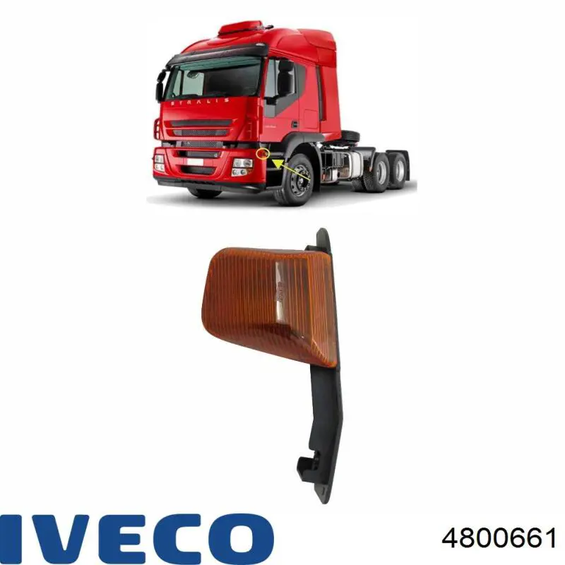 4800661 Iveco Abrazadera del colector de escape