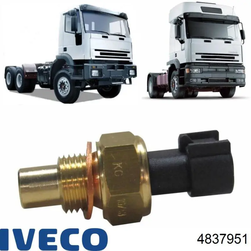 4837951 Iveco Sensor temperatura refrigerante