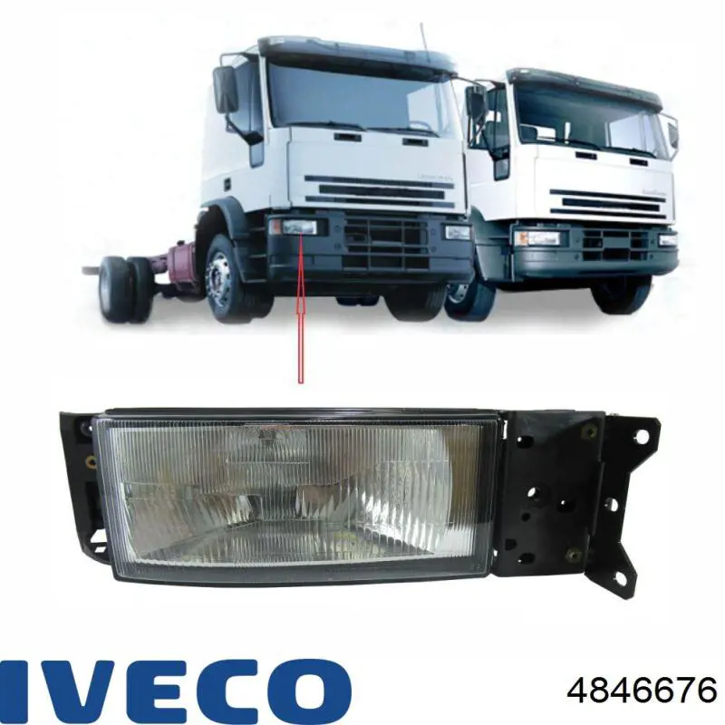 Comprar 4846676 Iveco Interruptor de luz de marcha atrás