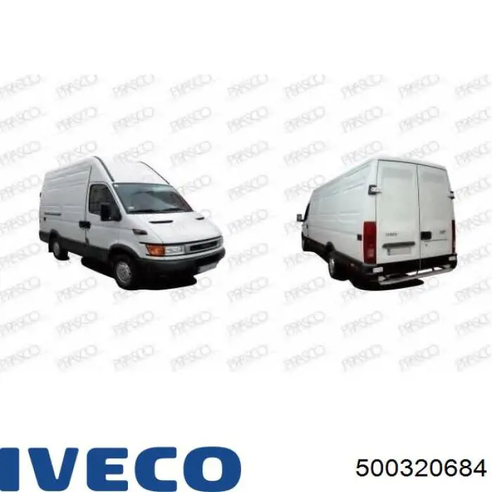 500320684 Iveco Faro antiniebla derecho