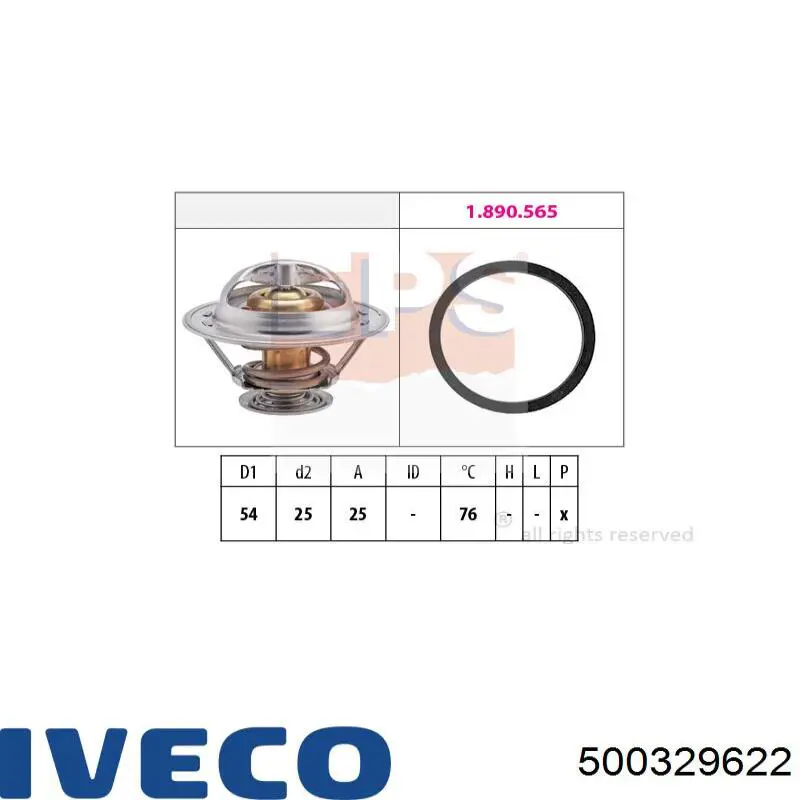 Termostato Iveco 500329622 precio, desde 11,13 EUR