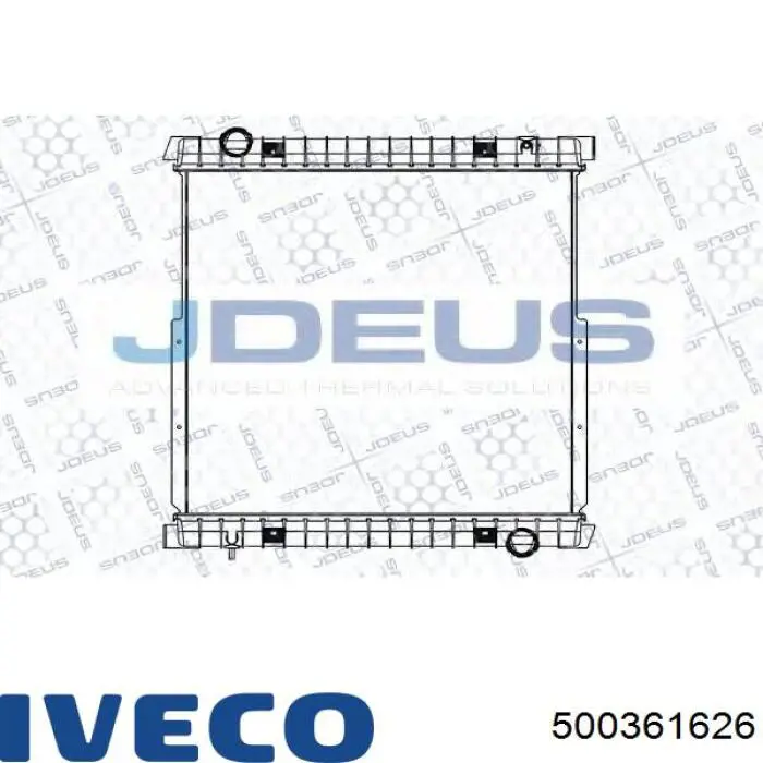 Radiador 500361626 Iveco