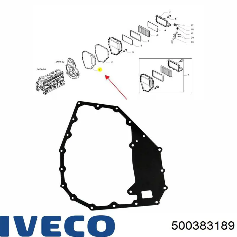 7.50505 Diesel Technic junta de turbina