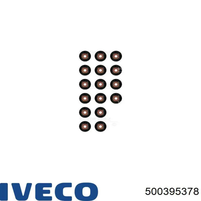 500395378 Iveco sello de aceite de valvula (rascador de aceite Entrada/Salida)
