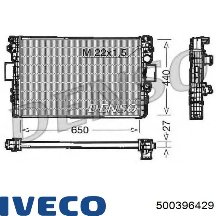 Comprar 500396429 Iveco Radiador de auto