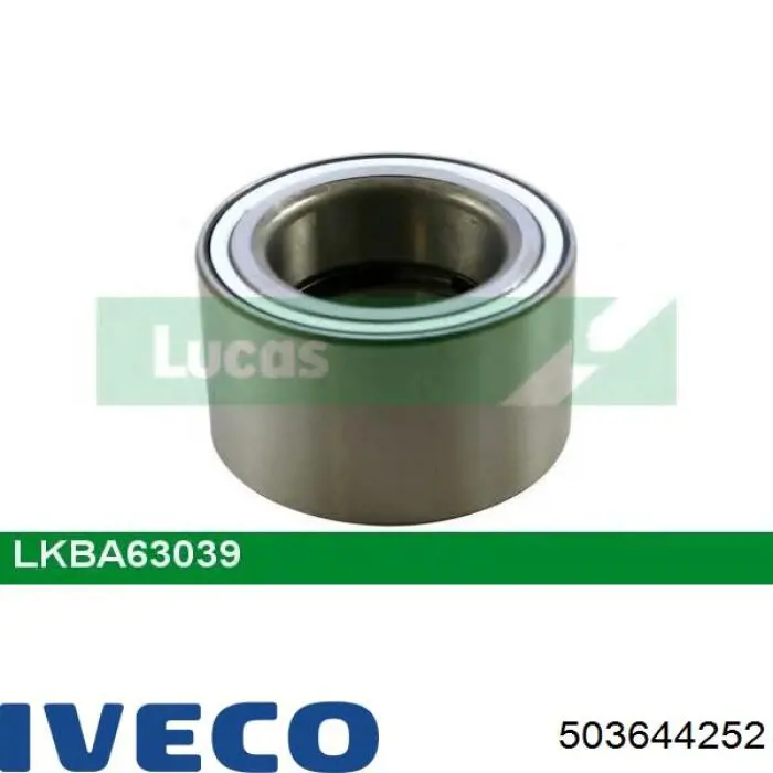 503644252 Iveco cojinete de rueda trasero exterior