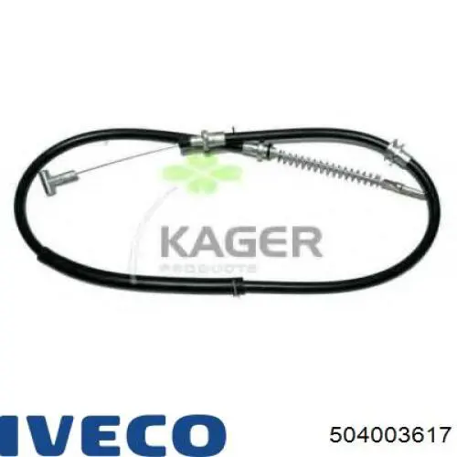 Cable de freno de mano trasero derecho/izquierdo Iveco 504003617 precio, desde 17,97 EUR