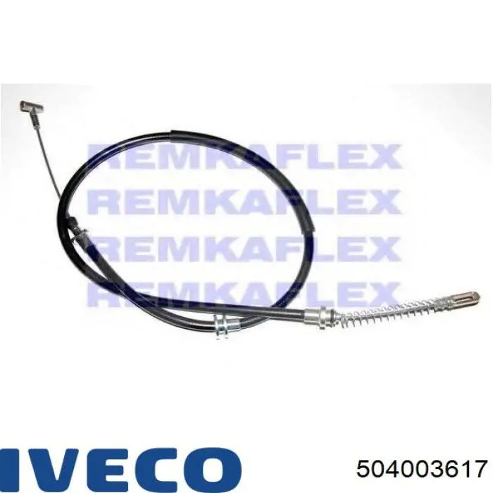 504003617 Iveco cable de freno de mano trasero derecho/izquierdo