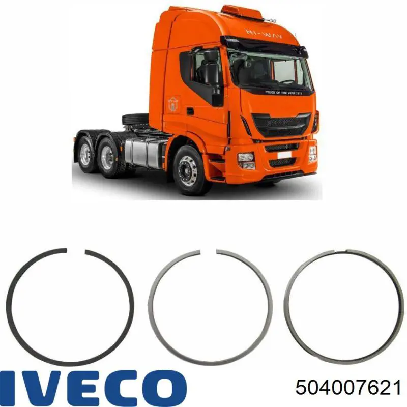 504007621 Iveco tubo de combustible atras de las boquillas