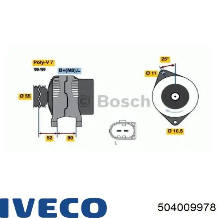 Comprar 504009978 Iveco Dynamo